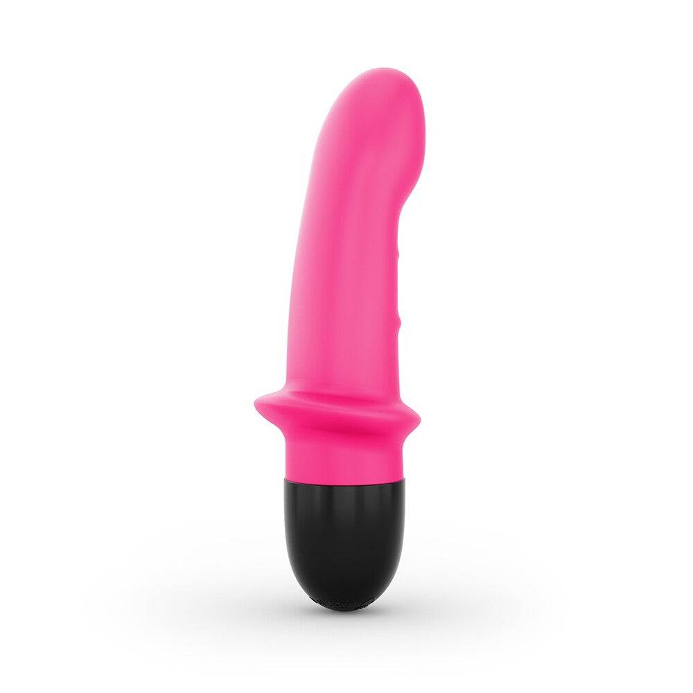 Dorcel Mini Lover 2 rechargeable pink vibrator with sleek design and textured surface for enhanced pleasure.