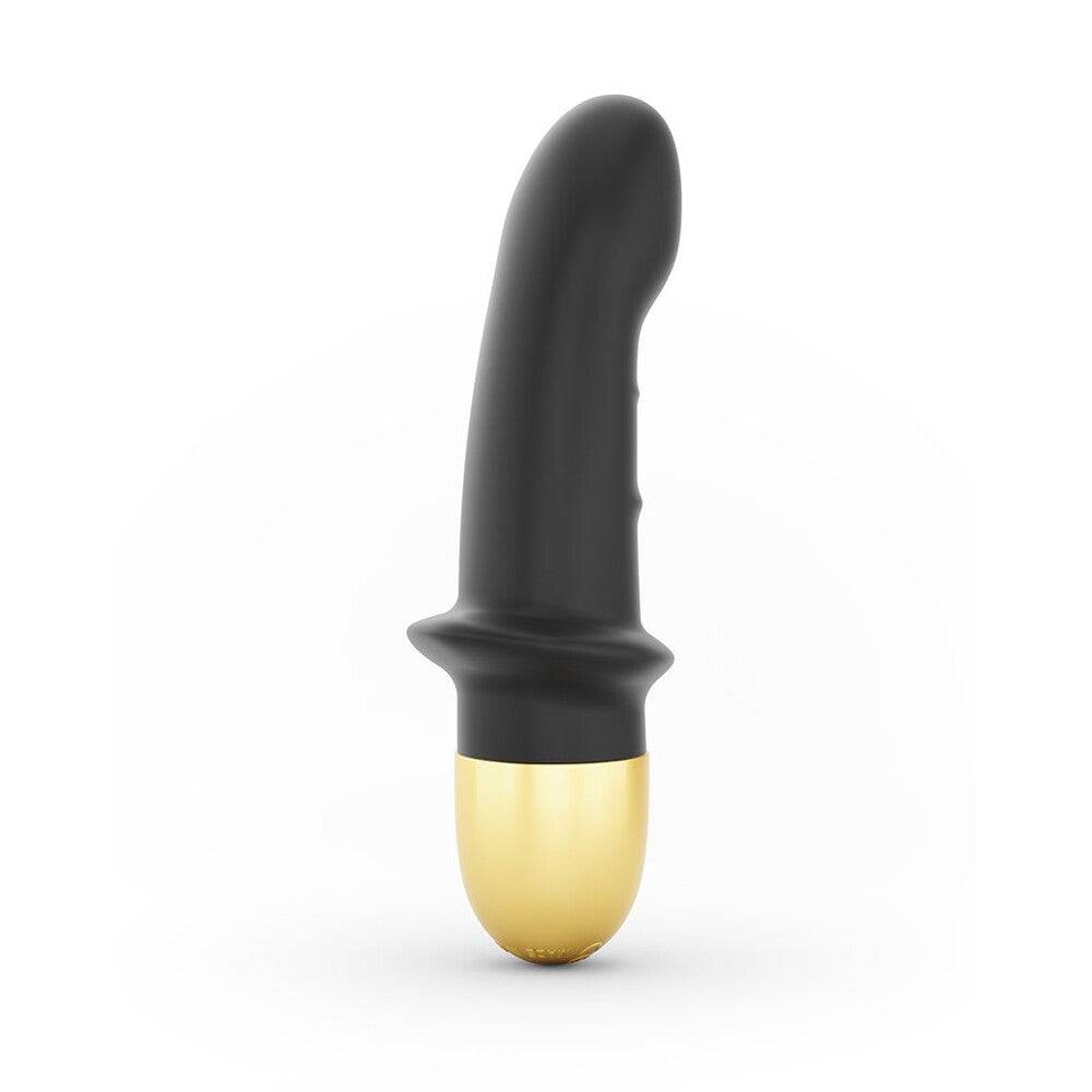 Dorcel Mini Lover 2 rechargeable black vibrator with a sleek design and ergonomic shape for enhanced pleasure.