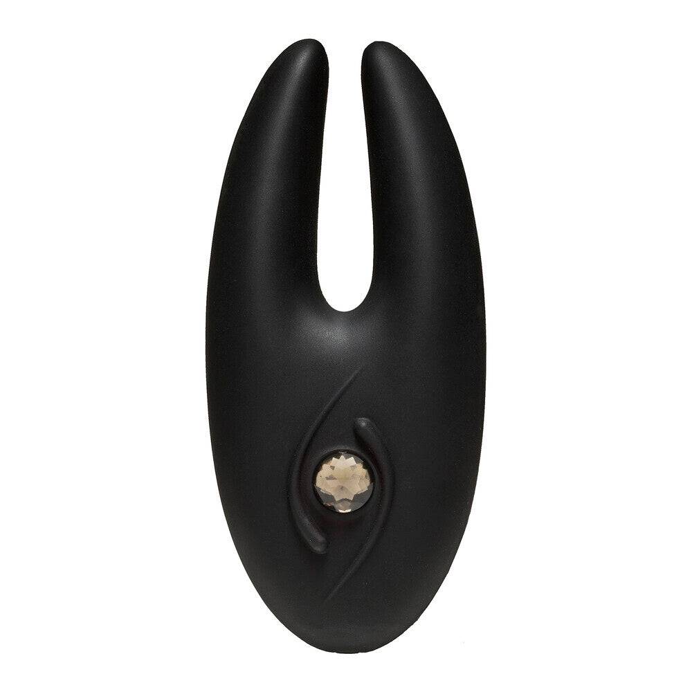 Doc Johnson Body Bling Breathless rechargeable clitoral vibrator in sleek design with soft curves and discreet size.