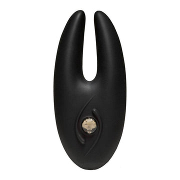 Doc Johnson Body Bling Breathless rechargeable clitoral vibrator in sleek design with soft curves and discreet size.