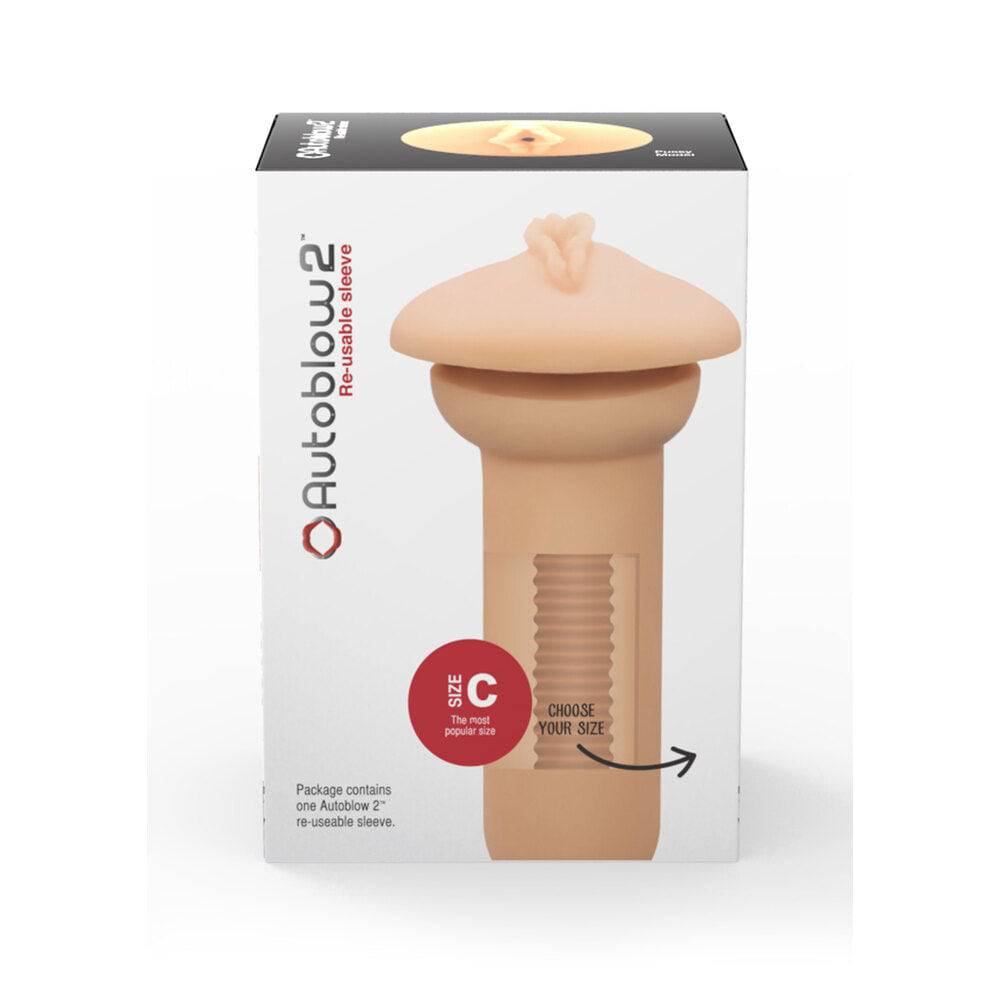 Autoblow 2 Plus Vaginahylsa C with realistic texture and ergonomic design for enhanced pleasure.