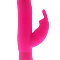 Joy Rabbit Vibrator in pink by Me You Us, featuring a sleek design and dual stimulation features.