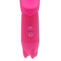 Pink Joy Rabbit Vibrator by Me You Us with dual motors and ergonomic design, showcasing flexible ears and sleek body.