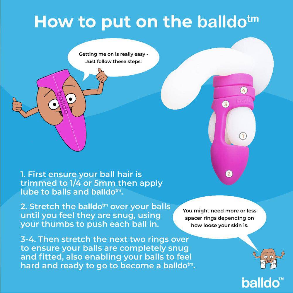Balldo purple bolldildo featuring a unique design for playful adult experiences.