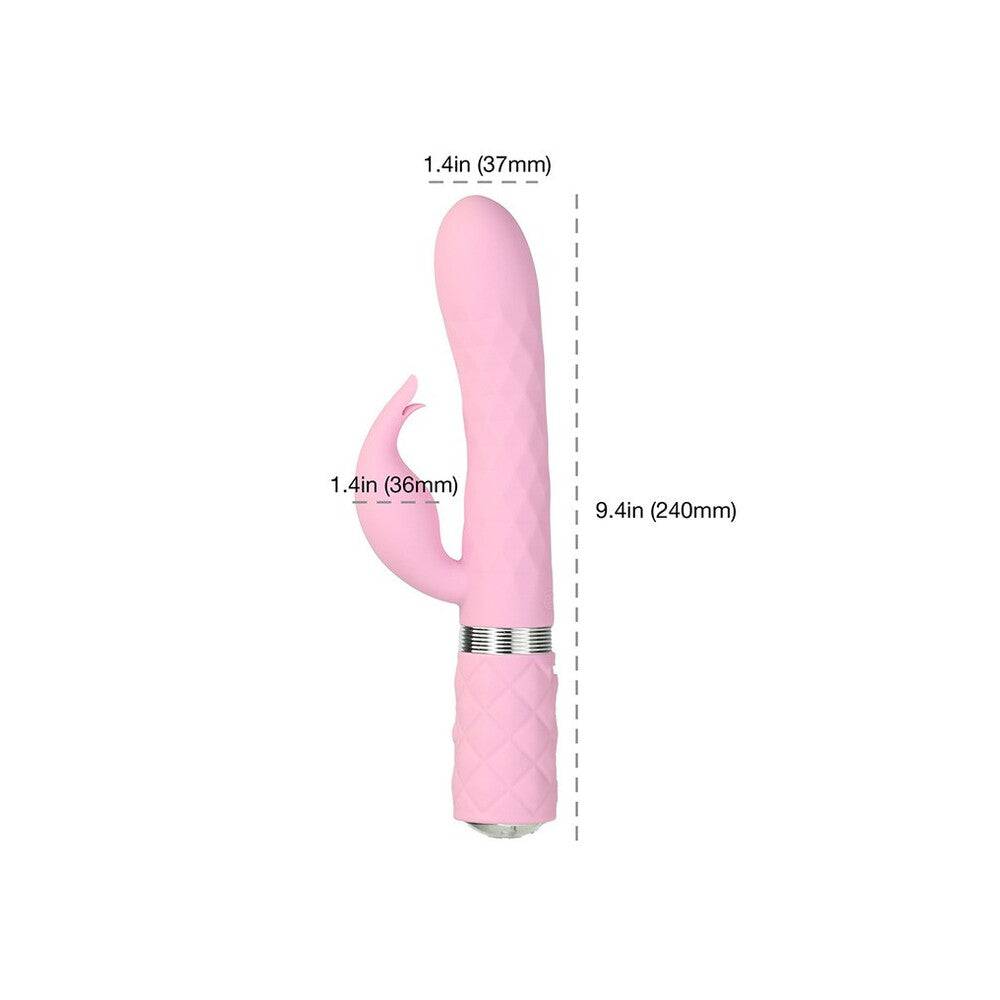 Pillow Talk Lively Rabbit Vibrator in Rosa, featuring a sleek design and dual stimulation features for enhanced pleasure.