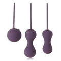 Je Joue Ami Kegel balls in purple, featuring a smooth texture and ergonomic design for pelvic floor exercise.