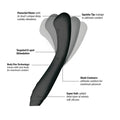 Je Joue Juno Flex Sleek G-Spot vibrator in soft silicone with a curved design for targeted stimulation.