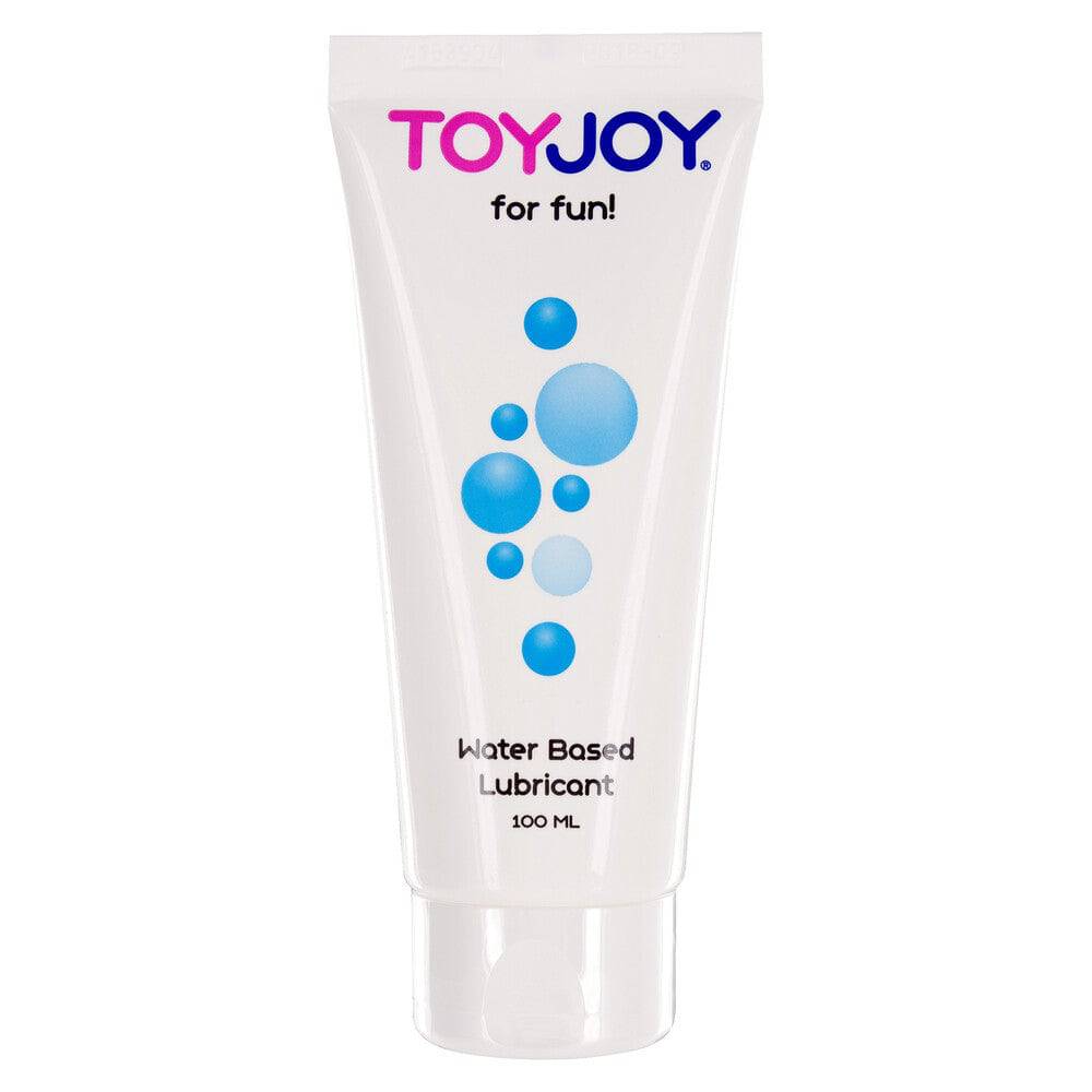 ToyJoy water-based lubricant 100ml bottle with sleek design and easy-to-use cap for intimate moments.