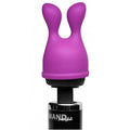 XR Brands Bliss Tips for XR Wand Essentials, featuring soft silicone attachments in various colors and textures.
