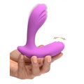 XR Brands XR Inmi 10X GPearl GSpot Stimulator in a sleek design, showcasing its curved shape and textured surface.
