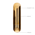 Shots Toys rechargeable gold bullet vibrator with 10 speed settings, featuring a sleek design and smooth finish.