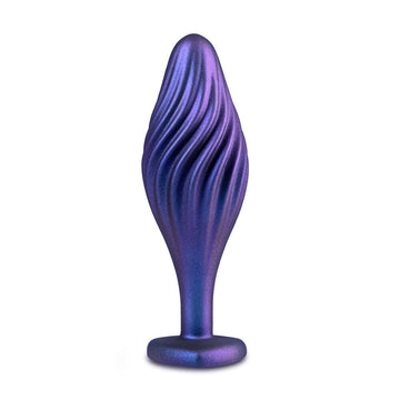 Blush Novelties Anal Adventures Matrix swirling bling butt plug with a sparkling design and tapered tip for comfort.