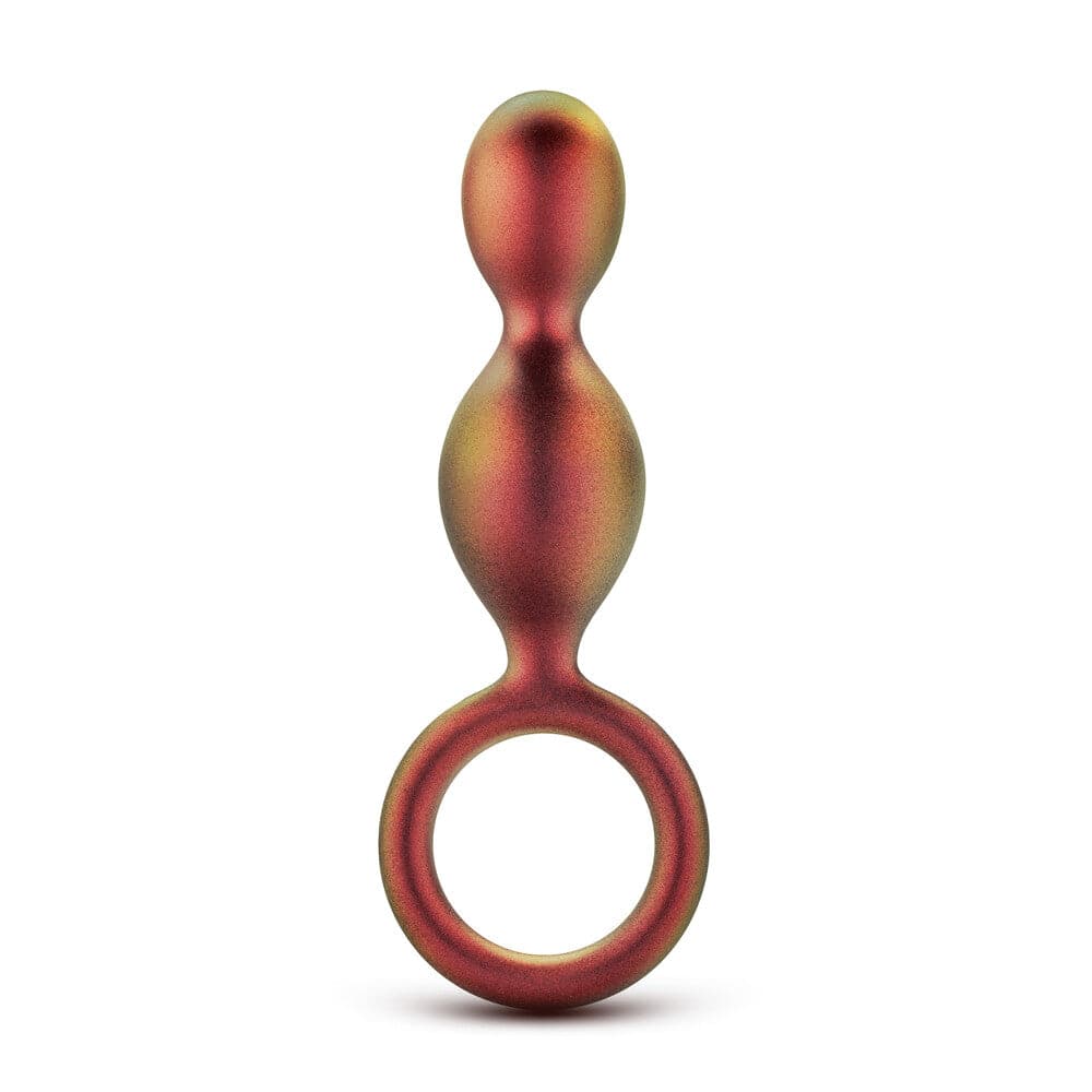 Blush Novelties Anal Adventures Matrix Duo Loop Butt Plug with unique design and flexible loops for comfortable use.