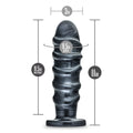 Blush Novelties Jet Annihilator 11 tums dildo with realistic design and textured surface for enhanced pleasure.