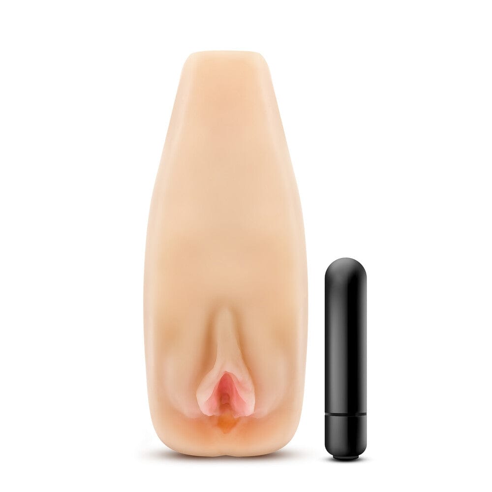 Blush Novelties M Elite Soft and Wet Natasha masturbator with textured surface and realistic design for enhanced pleasure.