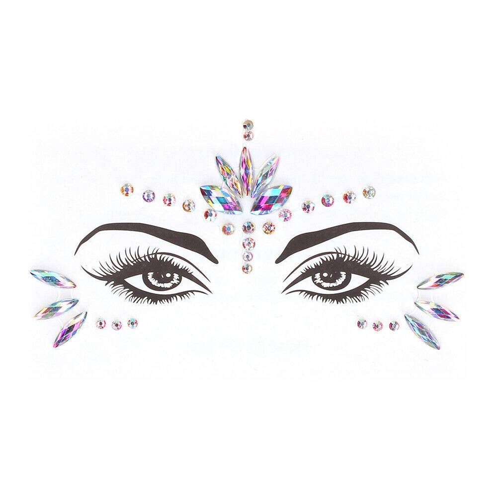 Le Desir Dazzling Eye Contact Bling Sticker by Shots Toys, featuring sparkling gemstones for eye decoration.