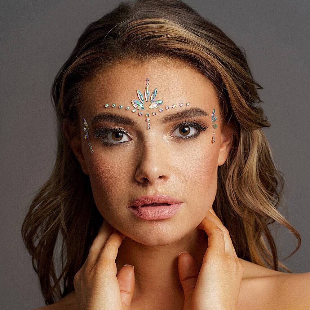 Le Desir Dazzling Eye Contact Bling Sticker by Shots Toys featuring shimmering opal embellishments for eye decoration.