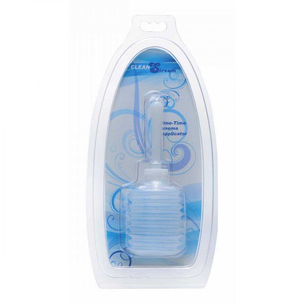 Clean Stream disposable applicator douche by XR Brands, featuring a sleek design and easy-to-use nozzle.