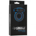 Doc Johnson OptiMale silicone vibrating cock ring, waterproof design with textured surface for enhanced pleasure.