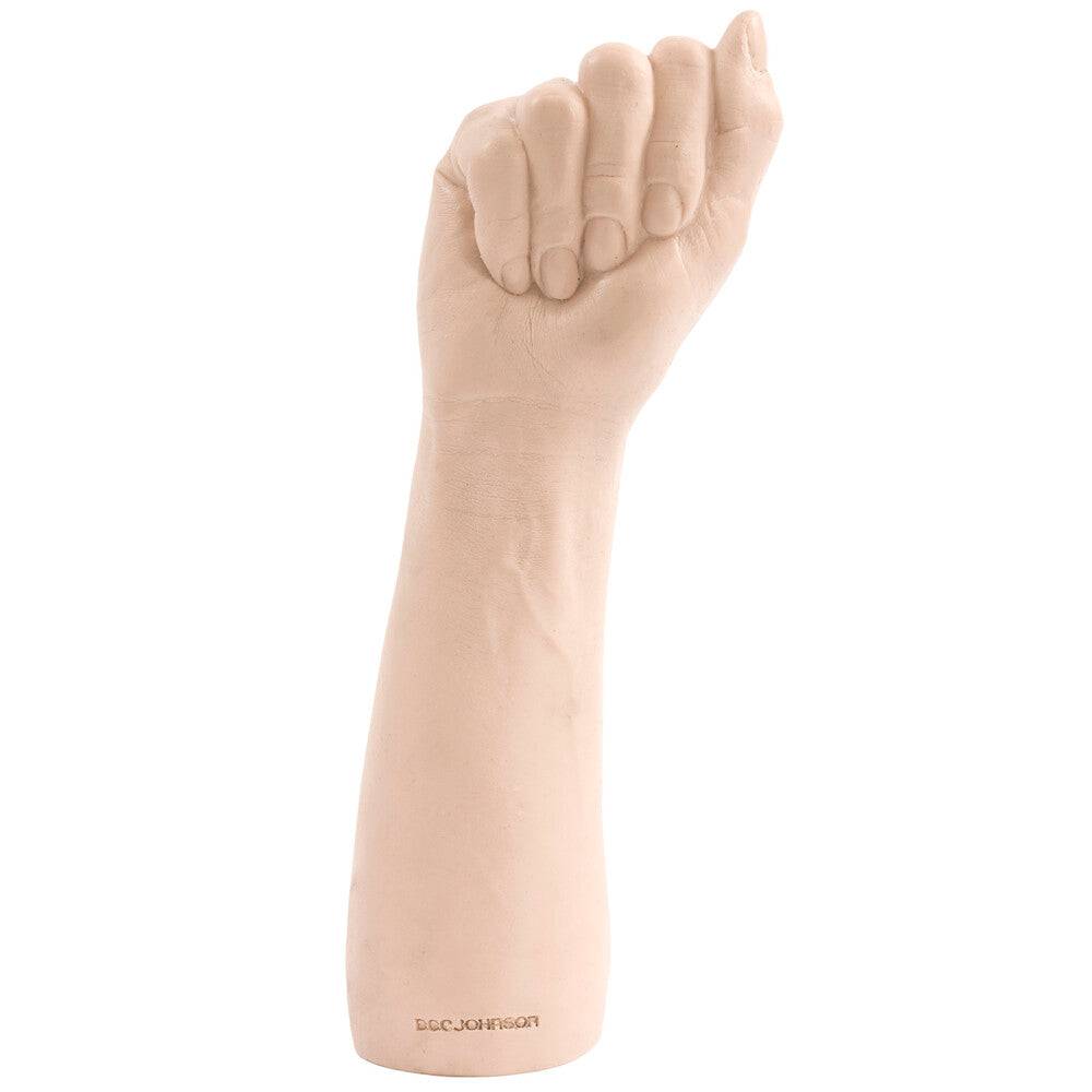 Doc Johnson Belladonnas Bitch Fist realistic dildo featuring a lifelike design and detailed texture for enhanced pleasure.