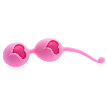FeelzToys Desi Love Bollar in pink, featuring a smooth, rounded design for enhanced pleasure and comfort.