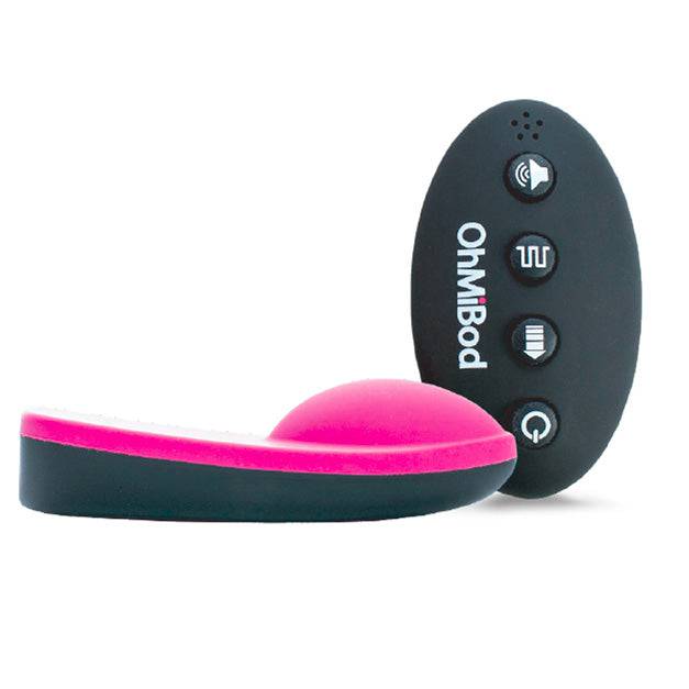 OhMiBod Club Vibe 3.OH clitoral vibrator in sleek design with wireless control and vibrant colors.