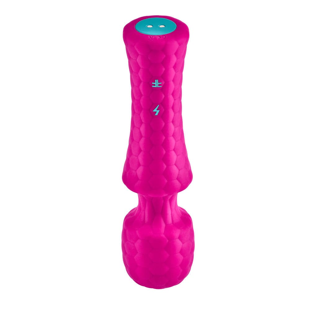 FemmeFunn Ultra Wand Mini in sleek design, featuring a smooth silicone head and ergonomic handle for comfortable use.