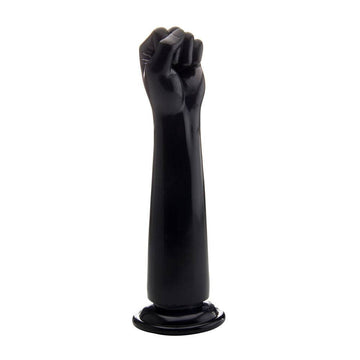 Black Fist It Fisting Power Fist by Shots Toys, showcasing a realistic design for enhanced pleasure and comfort.
