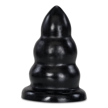 Xtrem Mission Takeover Butt Plug in sleek black silicone with a tapered design for comfortable insertion and use.