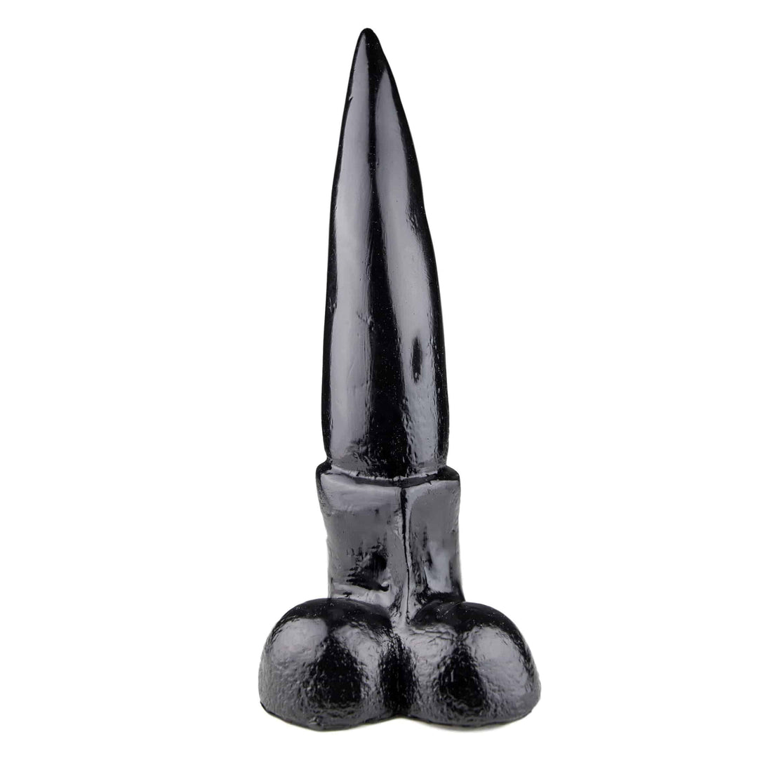Animhole Wallaby Dildo in soft silicone, featuring a curved shape and textured surface for enhanced pleasure.