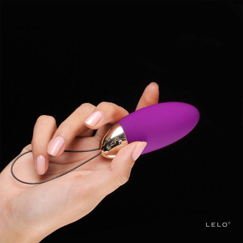 Lelo Lyla 2 Deep Rose vibrating bullet with a sleek design and smooth finish, perfect for intimate pleasure.