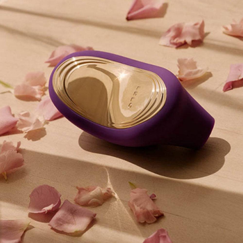 Lelo Sona 2 in purple, a sleek clitoral vibrator with a curved design and soft silicone finish.