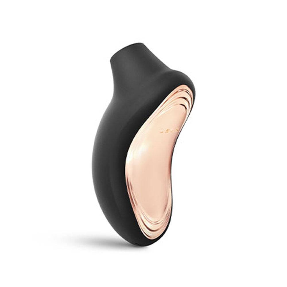 Lelo Sona 2 black clitoral vibrator featuring a sleek design and soft silicone finish.