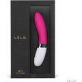 Lelo Liv 2 G-spot vibrator in cherry color, featuring a sleek design and soft silicone texture.