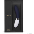 Lelo Liv 2 G-spot vibrator in blue with a sleek design and curved shape for targeted stimulation.