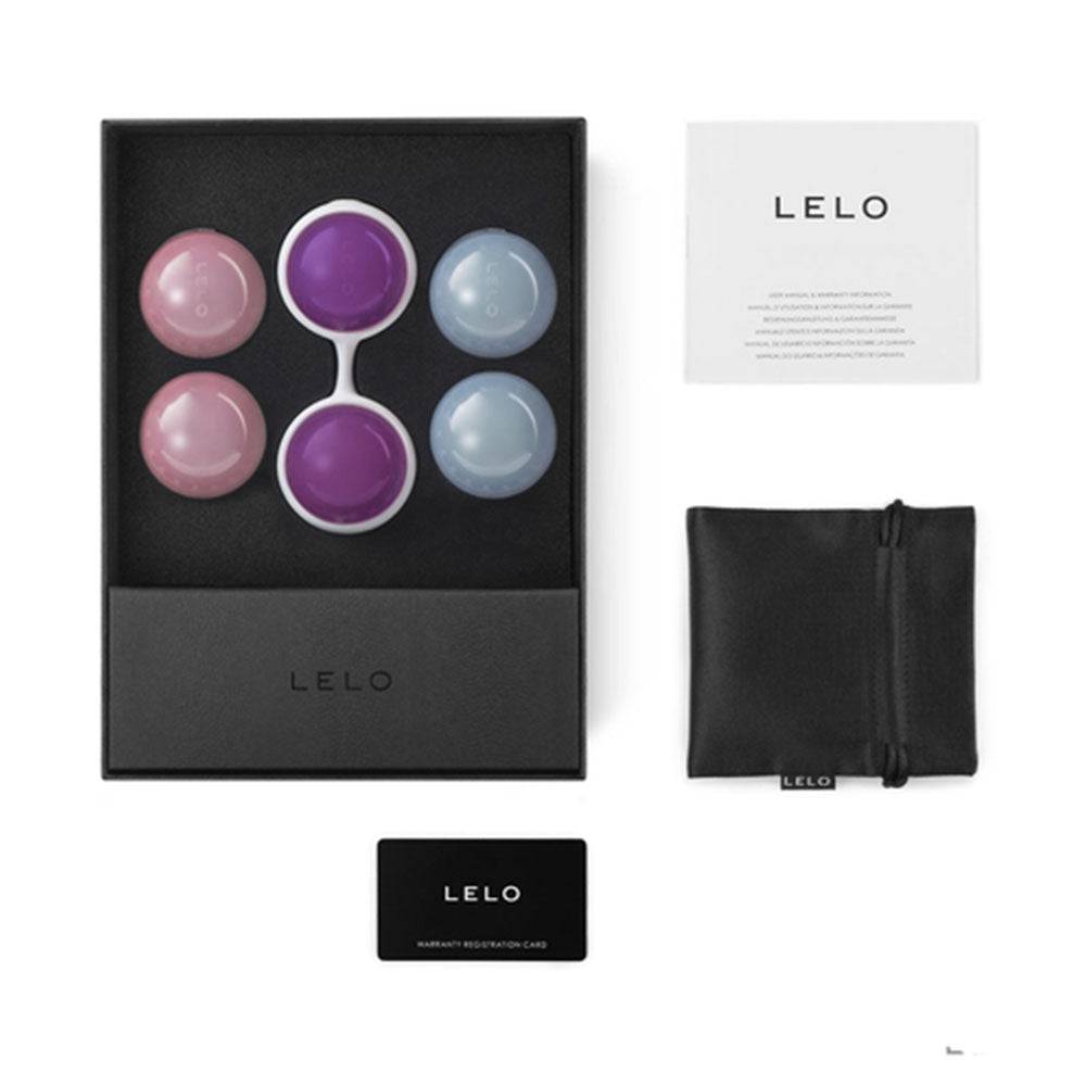 Lelo Beads Plus orgasm beads in various colors, designed for enhanced pleasure and pelvic floor exercises.