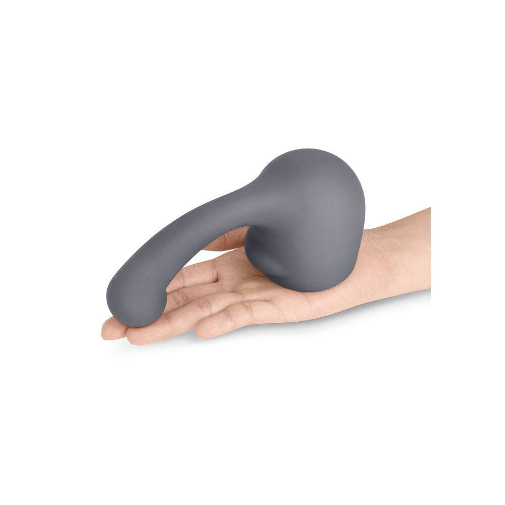 Le Wand Curve silicone attachment showcasing a sleek, curved design for enhanced pleasure and versatility.
