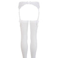NO:XQSE white overall set featuring adjustable straps and a relaxed fit, suitable for casual wear.
