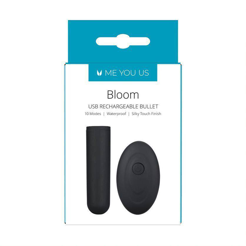 Me You Us Bloom USB rechargeable ball in vibrant colors, showcasing its sleek design and compact size.