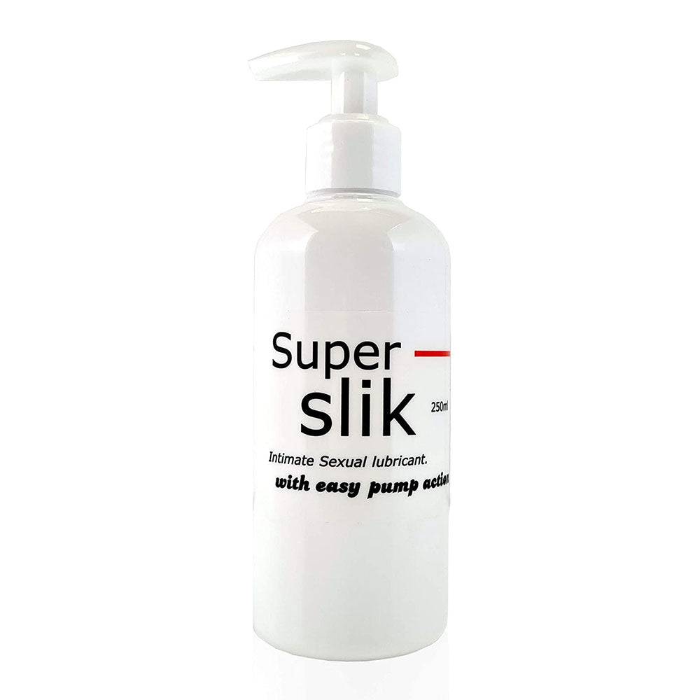 250 ml Herrco Super Slik lubricant bottle with a sleek design and easy-to-use flip-top cap.
