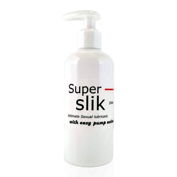 250 ml Herrco Super Slik lubricant bottle with a sleek design and easy-to-use flip-top cap.