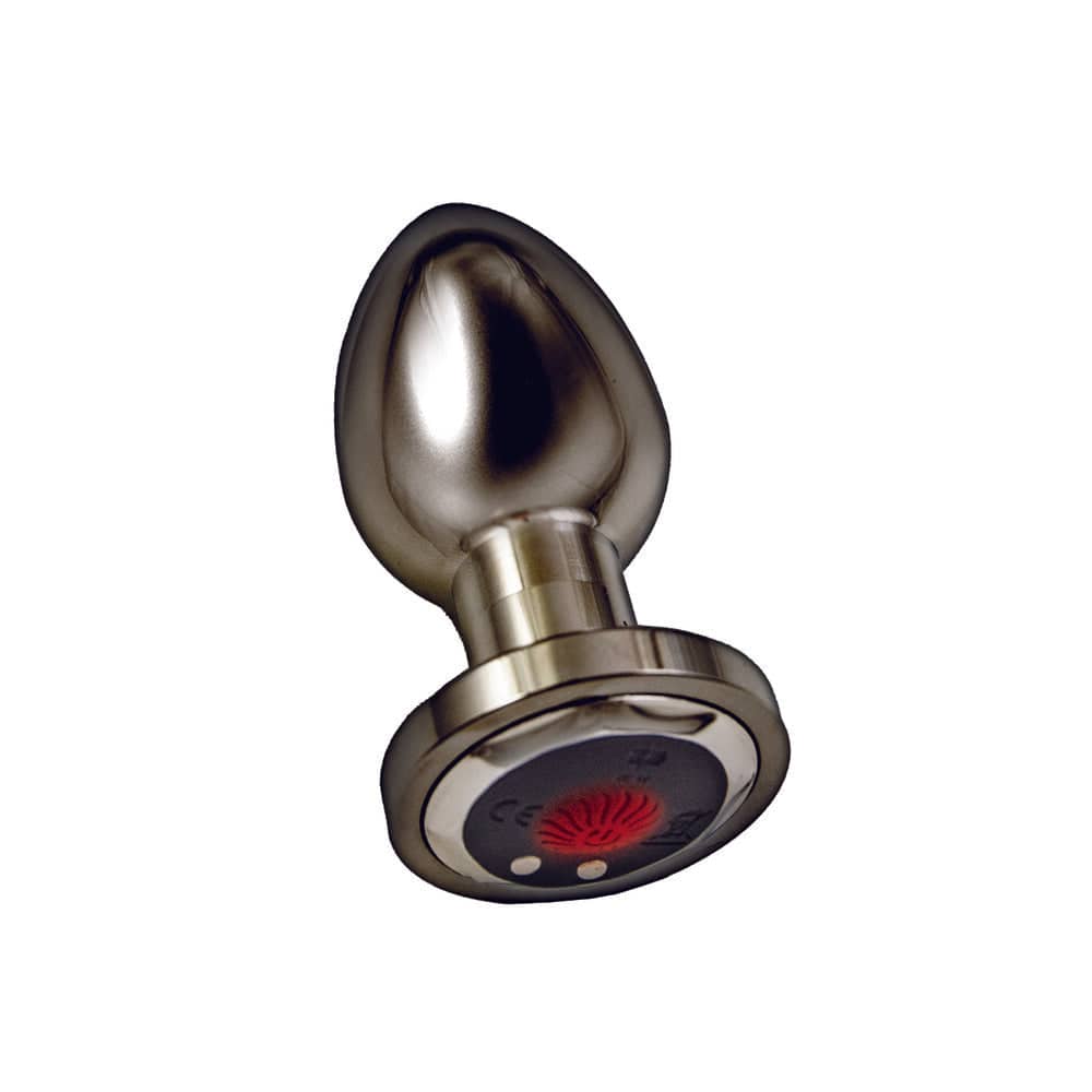 Black Nasswalk Toys Ass Sation remote-controlled vibrating butt plug with sleek design and textured surface.