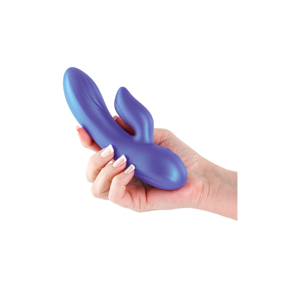NS Novelties Seduction Angel Dual Vibrator with sleek design and two stimulating ends, perfect for intimate pleasure.