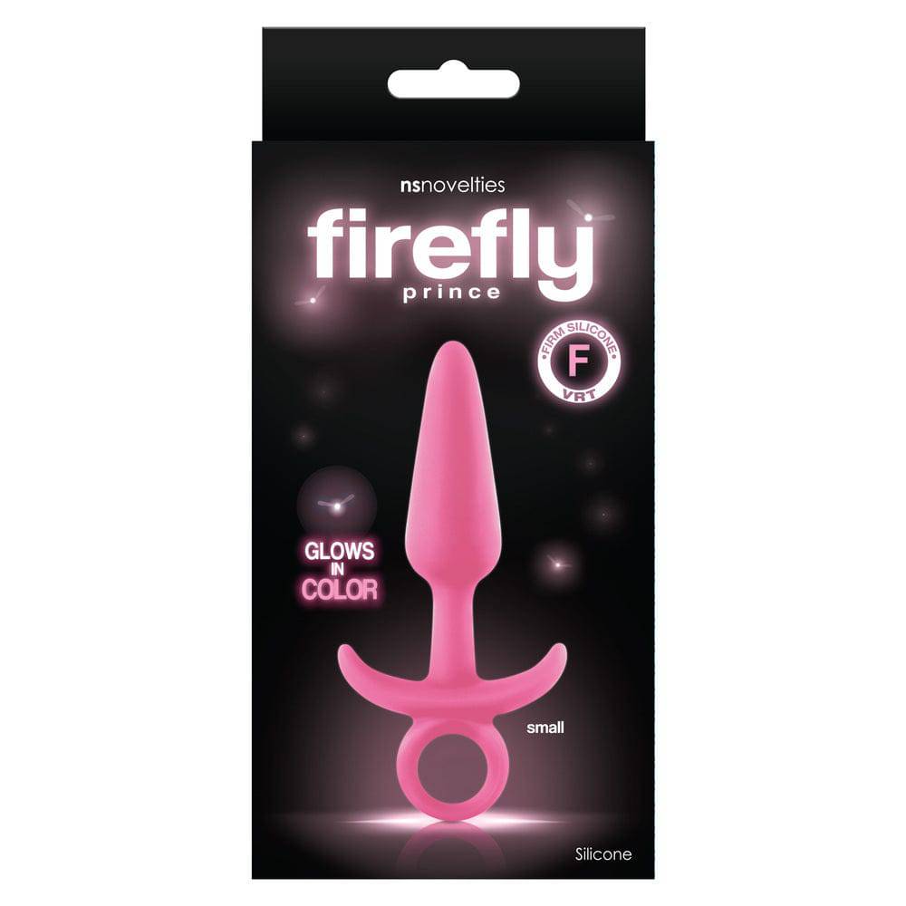 Small FireFly Prince Butt Plug by NS Novelties, featuring a tapered design and vibrant glow-in-the-dark finish.