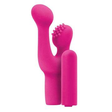 INYA Pink Finger Fun rechargeable clitoral stimulator by NS Novelties, featuring a sleek design and ergonomic shape.
