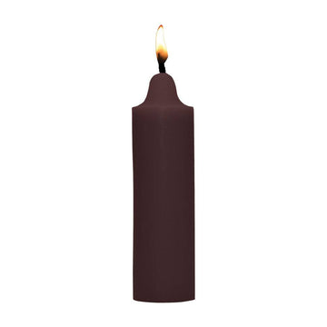 Ouch Wax Play Candle in Chokladdoftande scent by Shots Toys, featuring a sleek design and warm wax for sensory play.