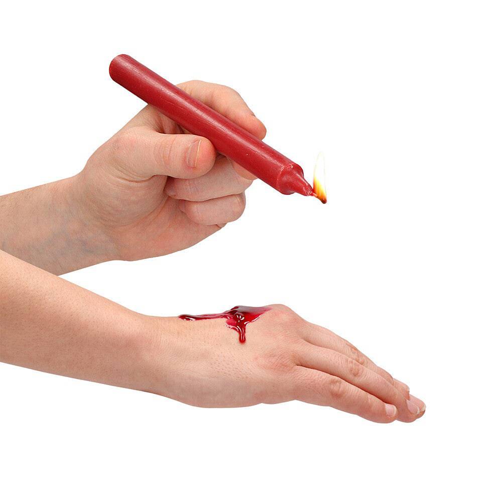 Shots Toys large teasing wax candles in a vibrant 4 pack, showcasing various colors and sleek designs.