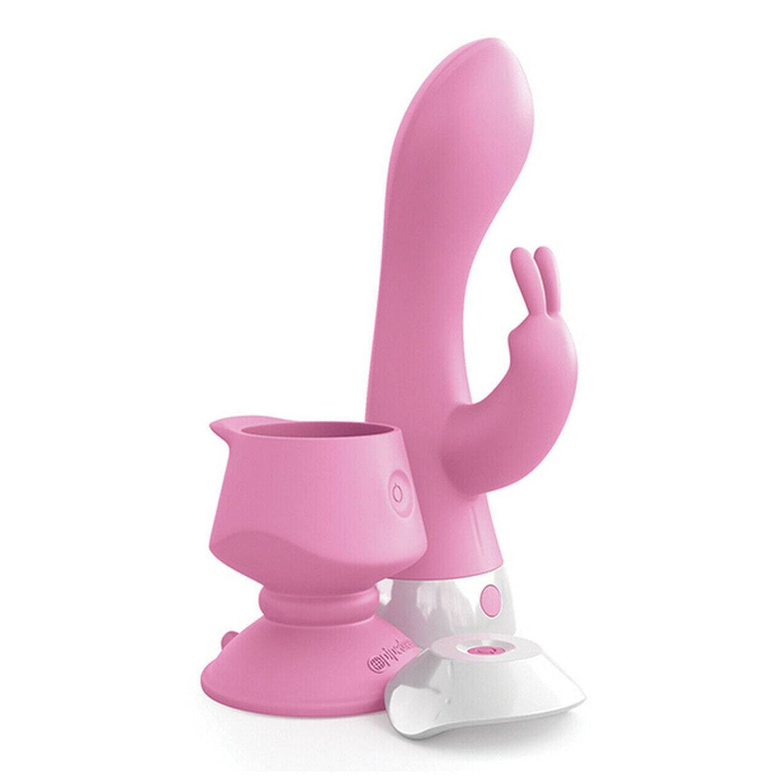 PipeDream 3Some Wall Banger Rabbit Vibe featuring a colorful design with dual motors and textured silicone.