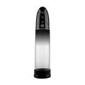 Shots Toys automatic rechargeable Luv Pump in black with sleek design and ergonomic grip for enhanced comfort.