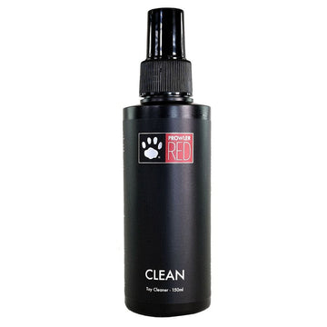Prowler Red toy cleaning solution in a 150ml bottle with a vibrant red design and clear labeling.